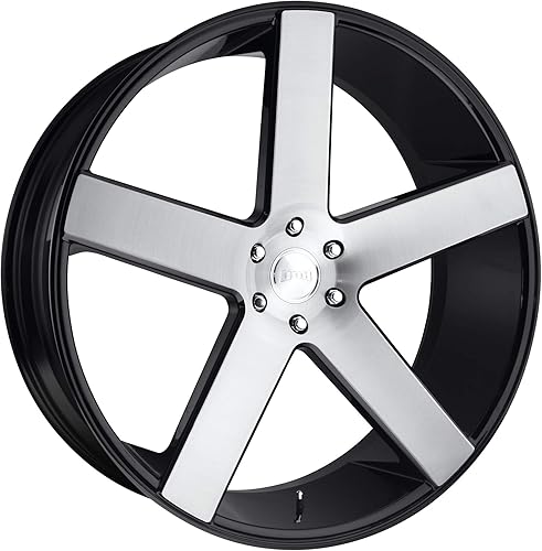 Dub Baller - Ruedallanta negra mecanizada de 24 x 10 de 6 x 5.5 con un desplazamiento de 1.181in y un orificio de cubo 78.1. Número de pieza