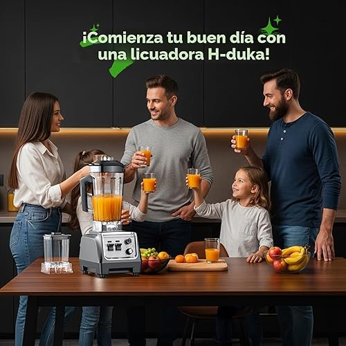 Miniatura 7 de Licuadora para batidos con motor de 1800 W, potentes licuadoras de encimera para cocina, 70 onzas, gran capacidad, licuadora y molinillo combinado