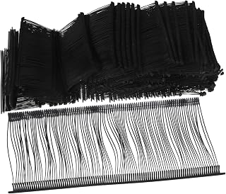 Zerodeko 10000 Pcs Tag Fasteners Clothing Tag Fastener Clothing Fixer Attachments Garment Tagging Barbs Refill Name Tag Fasteners Snap Number Clothing Tag Barbs Attachment Black Plastic