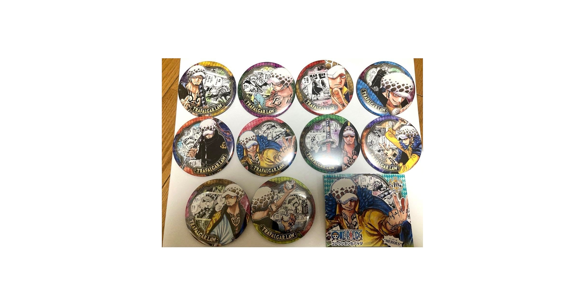 Amazon.co.jp: ONE PIECE コレクション缶バッジ “HEROES” ロー