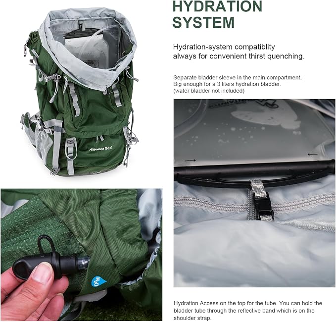 deuter 80l backpack Trail Pro 33L I Day Pack for Hiking, Multi-Day Tours & Trekking Theres also a rain cover for wet days and reflective details to make sure youre more visible in the dark MOUNTAINTOP 80L Internal Frame Backpack