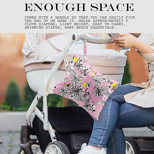 Miniatura 3 de Bolsa húmeda, bolsa húmeda para traje de baño, viajes, playa, piscina, pañales, ropa sucia de yoga, gimnasio, bolsa de maquillaje, impermeable,