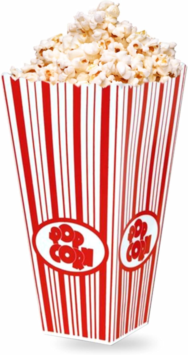 Popcorn Bag Plastic Party Favors Gift Box Sweet Food Snacks Candy