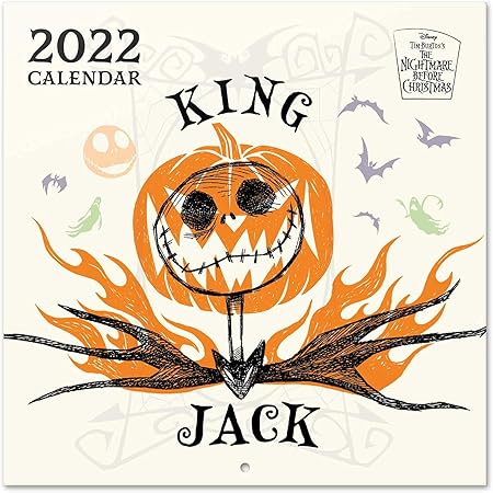 Amazon ナイトメアー ビフォア クリスマス 公式カレンダー 22年カレンダー 22年カレンダー 12インチ X 12インチ 正方形壁掛けカレンダー 22年 無料ポスター付 ファミリーカレンダー 22年 ディズニー カレンダー 手帳 カレンダー 文房具 オフィス用品