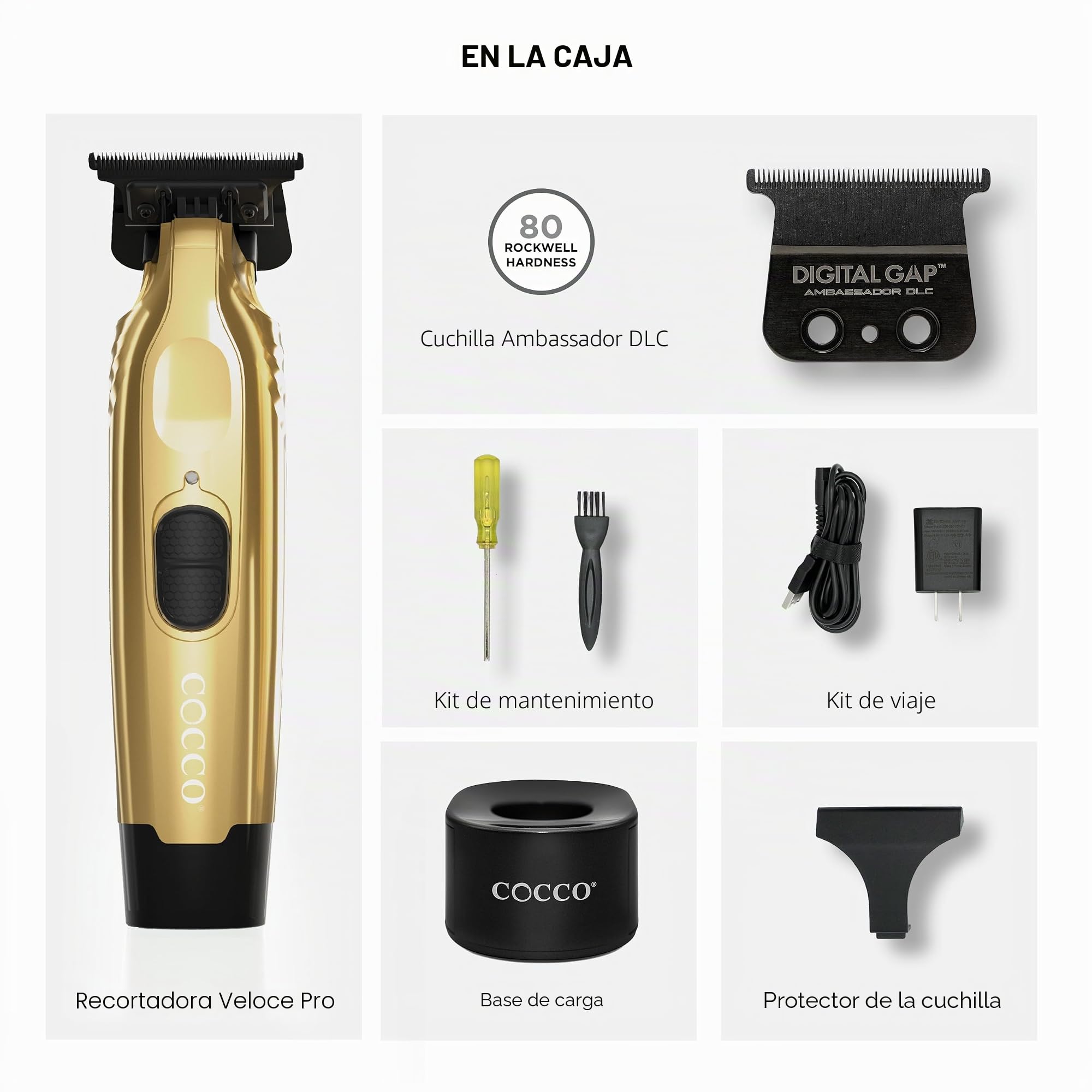 Cocco Veloce Pro Trimmer Gold - recortadora de acabado