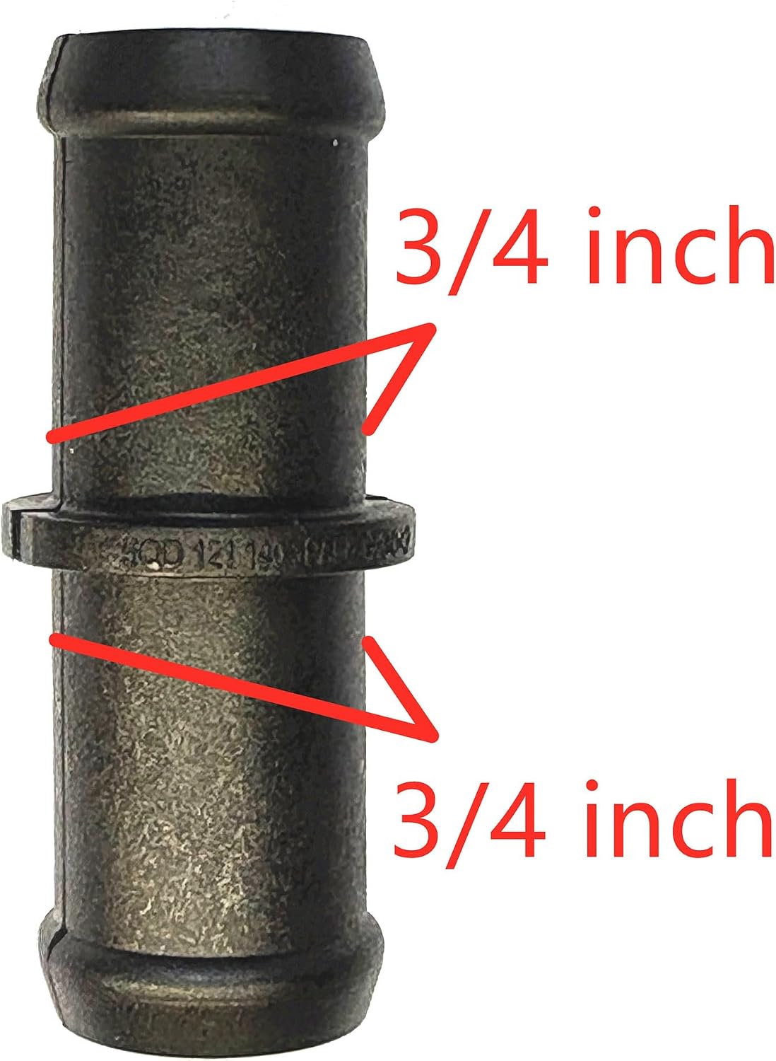 5QD121140,3/4" x 3/4" Straight Joint Fittings,Radiator Coolant Hose 2-Way Connector,Heater Lap Joint,Water Pipe Splitter Repair Kit for Chevrolet,GMC,Ford,Jeep,Ram,Dodge,Chrysler,MINI,Hyundai,Kia,19mm