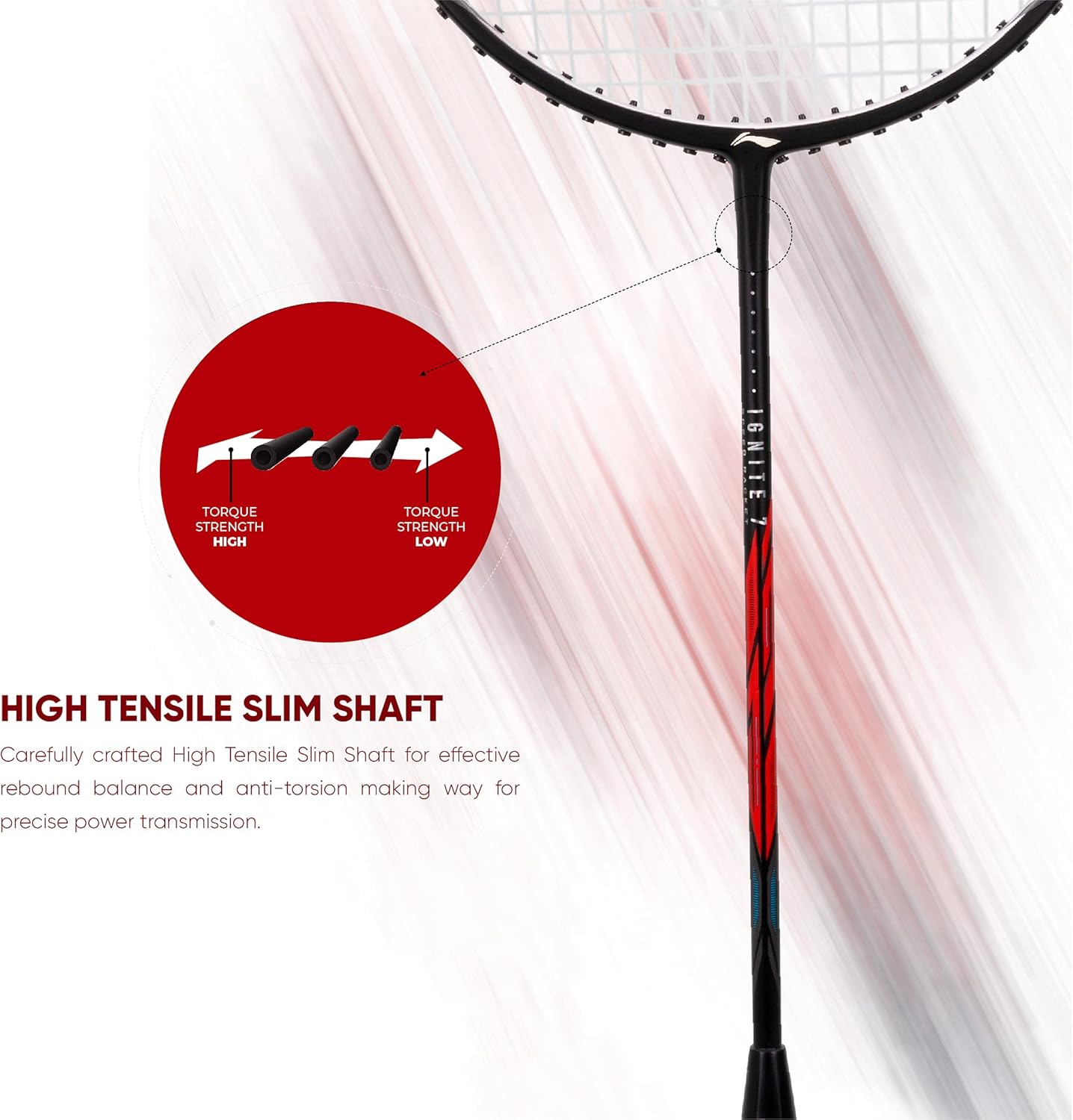 Li-Ning Ignite 7 (Speed Racket. 77 Grams)