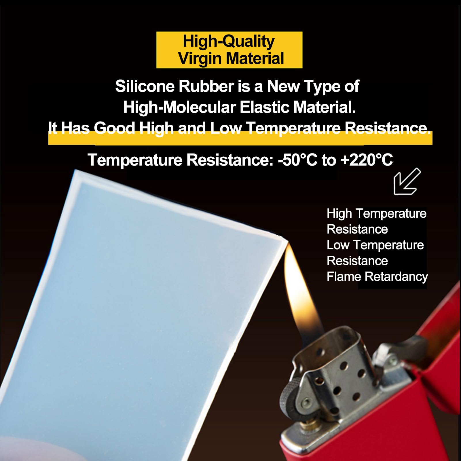 Dxcaicc Placa De Sellado De Silicona Hoja De Goma De Silicona Juntas Espesor De La Placa 2,5 mm para Reducción De Vibraciones E Impermeabilización,60cmx120cm
