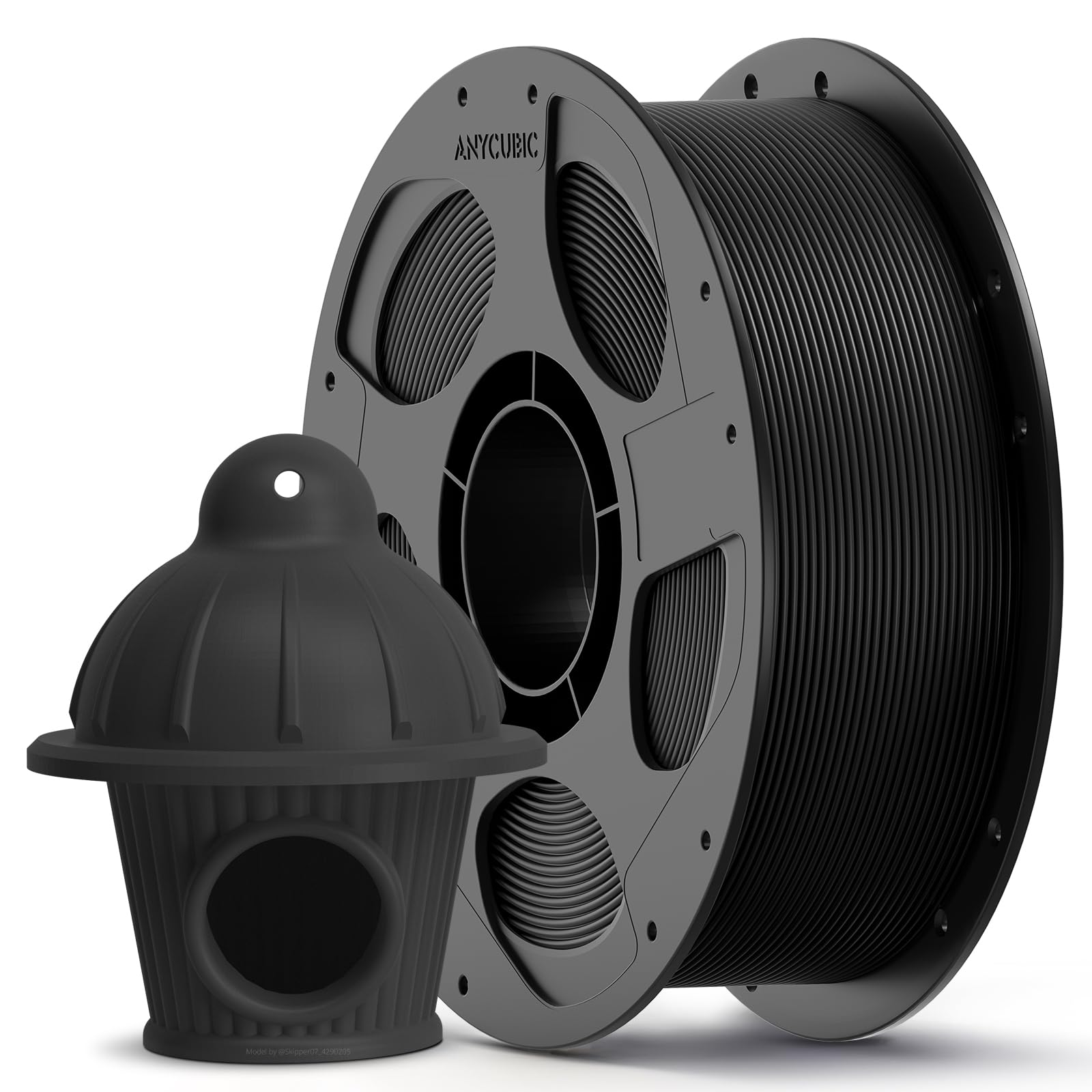 ANYCUBIC PETG Filament, 3D Drucker Filament, 1.75mm Filament PETG Schwarz 1kg