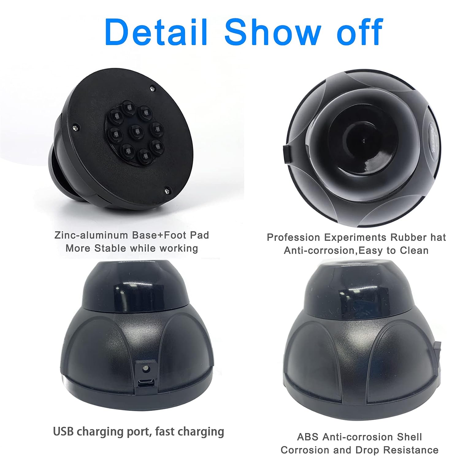 Lab Mini Vortex Mixer, Tattoo Ink Nail Polish Pigment Paint Shaker,Touch Function 5200rpm for Charging,for Tattoo Ink Gel Polish Eyelash Adhesives Acylic Paints Test Tubes (Chargeable Style Black)