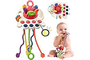 AiTuiTui Sensory Montessori Baby Chew Toys for 6 to 12 Months