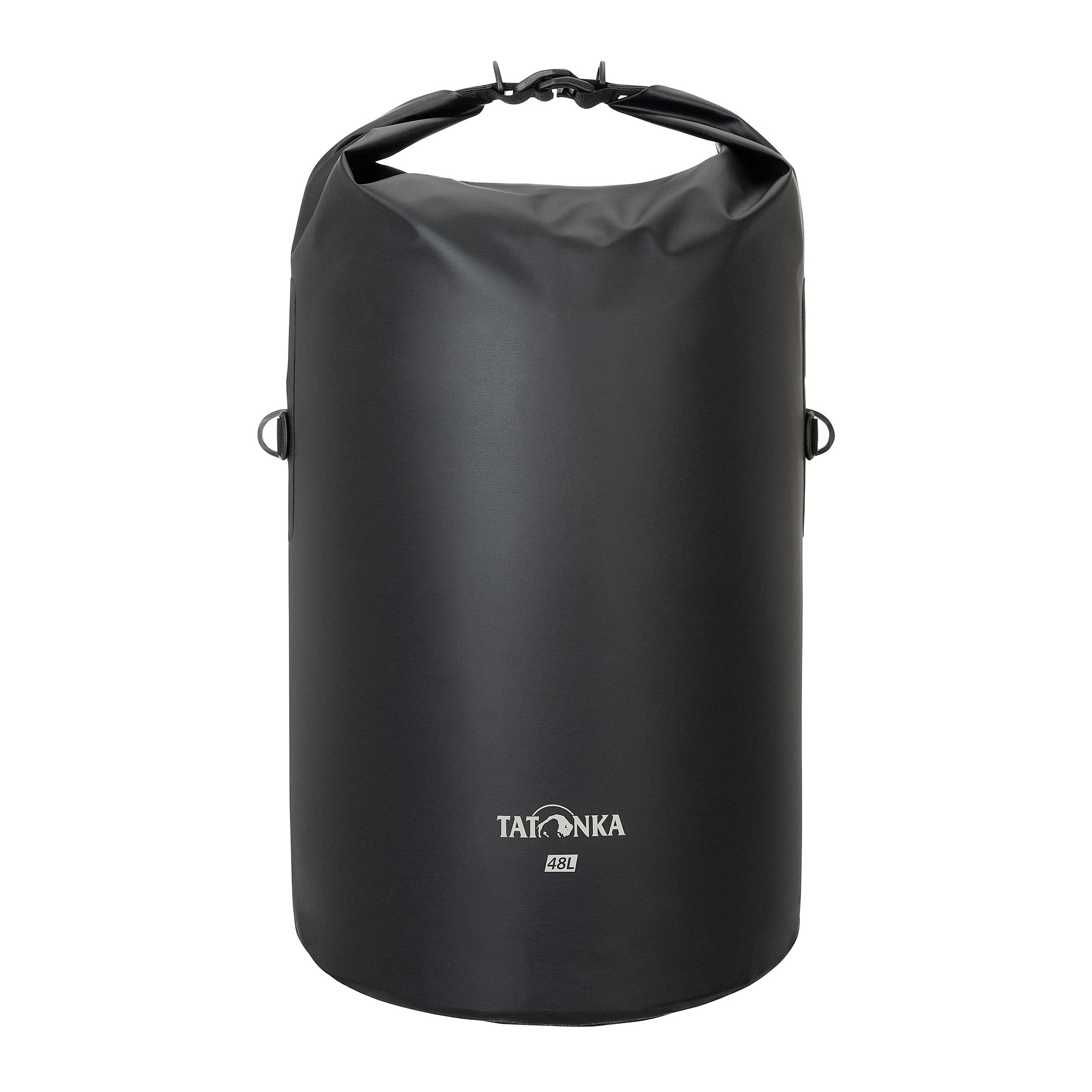 Tatonka WP Stuffbag 15 L / 25 L / 48 L - Lightweight, Waterproof Pack Sack with Roll Closure and 15, 25 or 48 Litre Volume, Black, 48 Liter, Lightweight and Waterproof Pack Sack with roll Closure