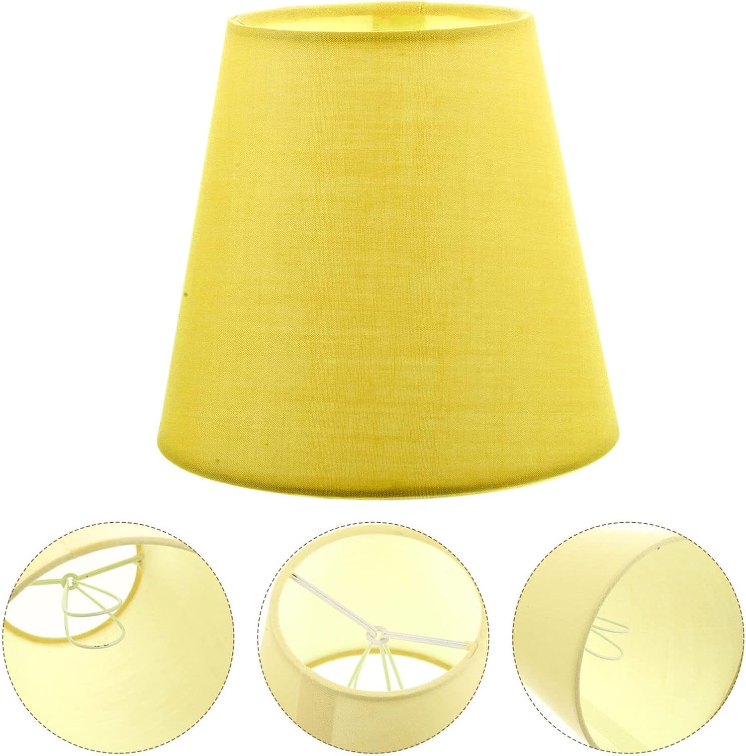 Kichvoe Decorative Cloth Lamp Shade Replacement Clip Design for Floor Table and Wall Lamps for Home and Unique Lighting