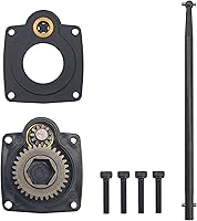 Vista 2 de ShareGoo Electric Roto Starter E-Start Placa trasera Power Back Cover 11012 y varilla de arranque de taladro Power Starter Eje Pin End 11003 para RC