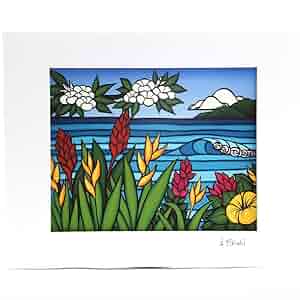 ヘザーブラウン絵 Heather Brown Canvas Print