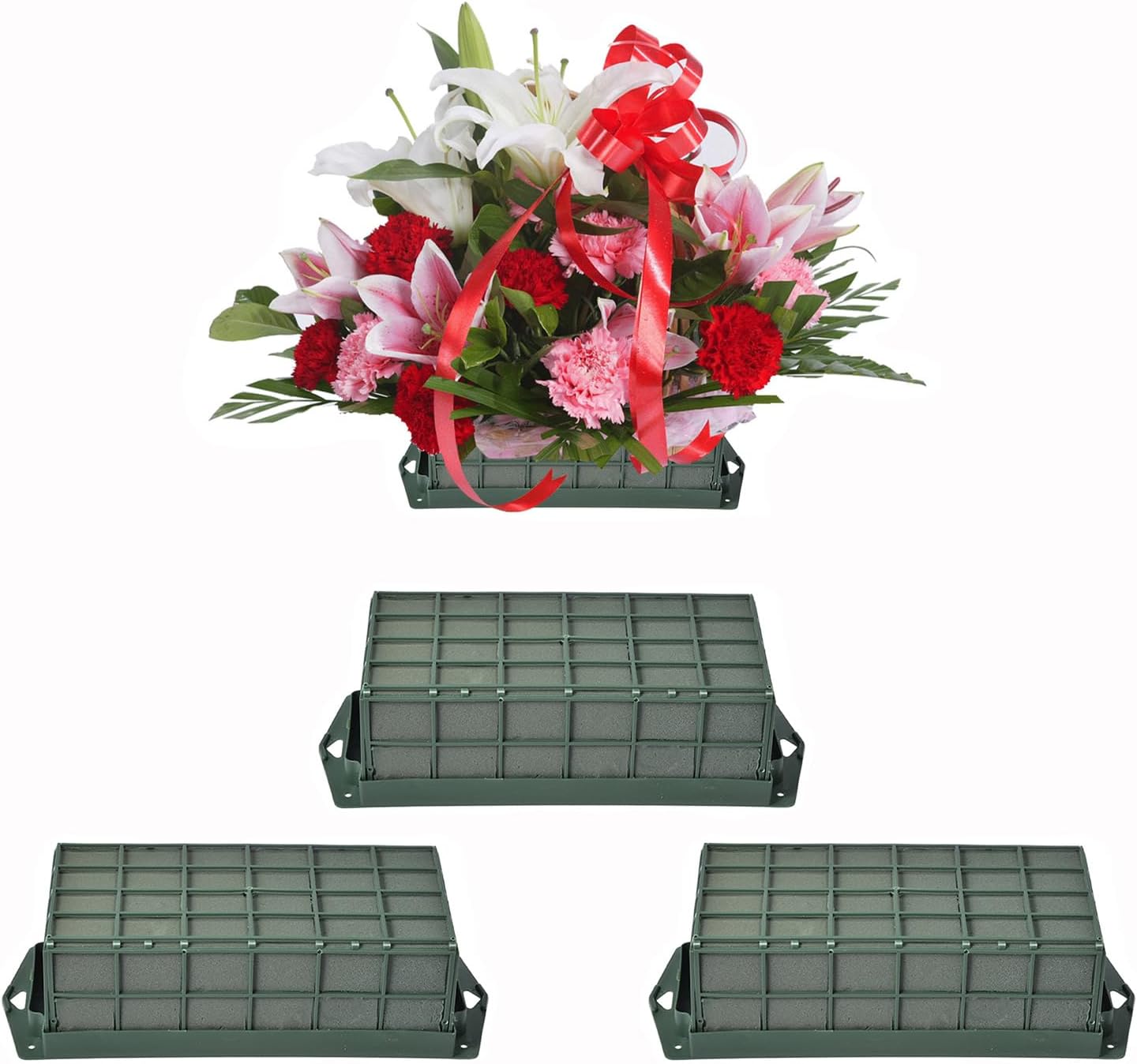 Hujinkan Oasis Floral Foam,Flowers Cages Holder,Flower Arrangements Dry