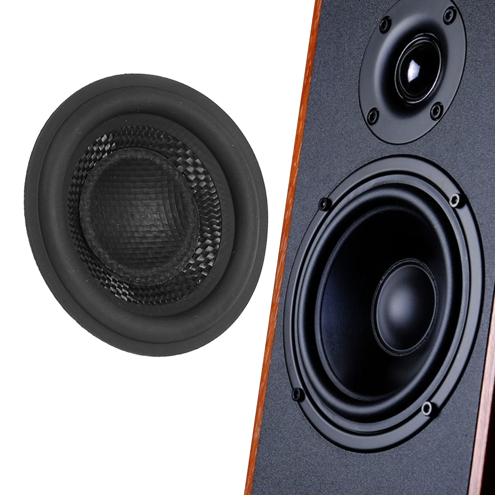 Amazon | 紙スピーカーコーン サブウーファーコーンドラム紙 ゴム