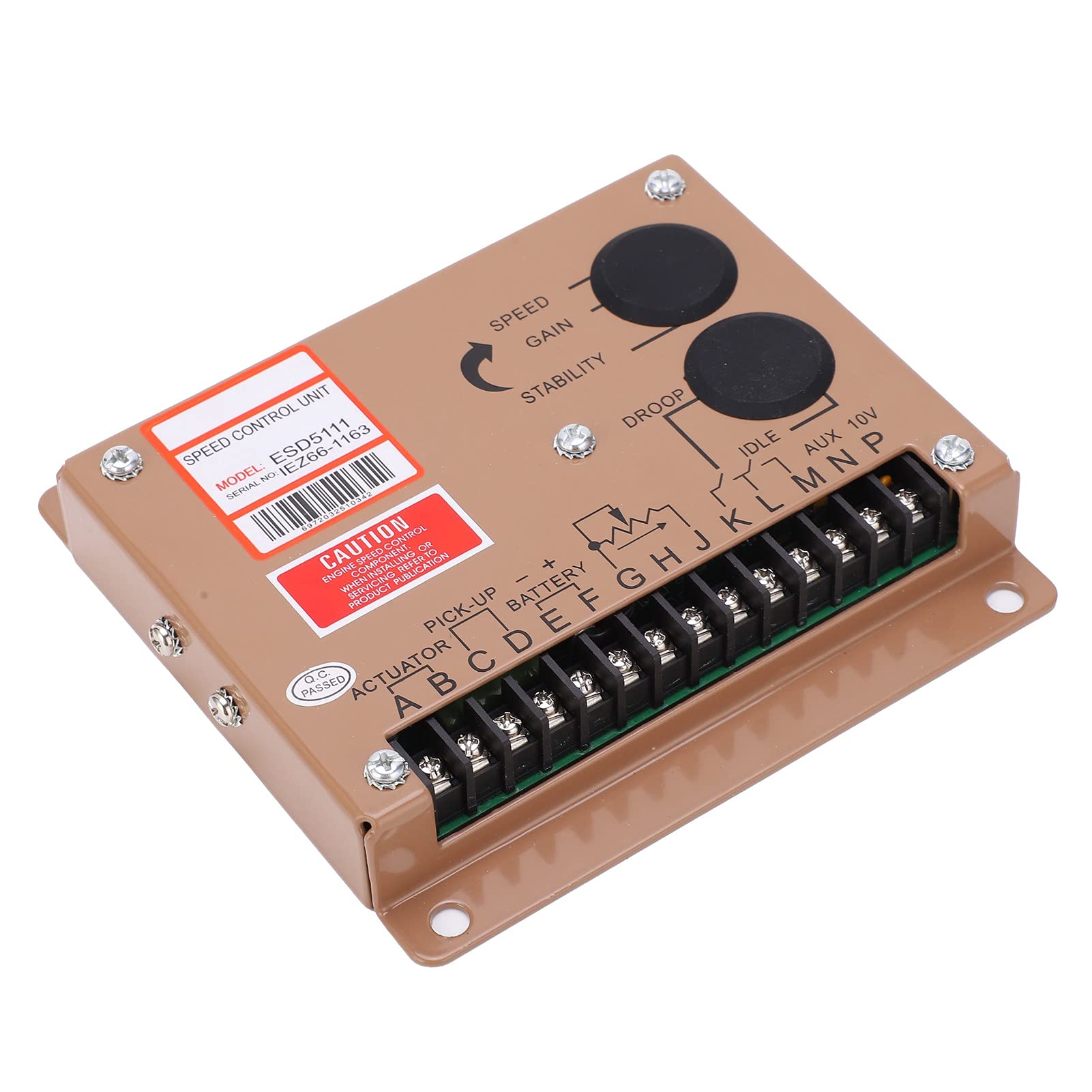 Elektroniczny Gubernator Tablica Kontroli Prędkości Generatora Płyta Kontroli Prędkości Generatora Kontroler Silnika ESD5111 12 V 24 V z regulowaną Prędkością Biegu
