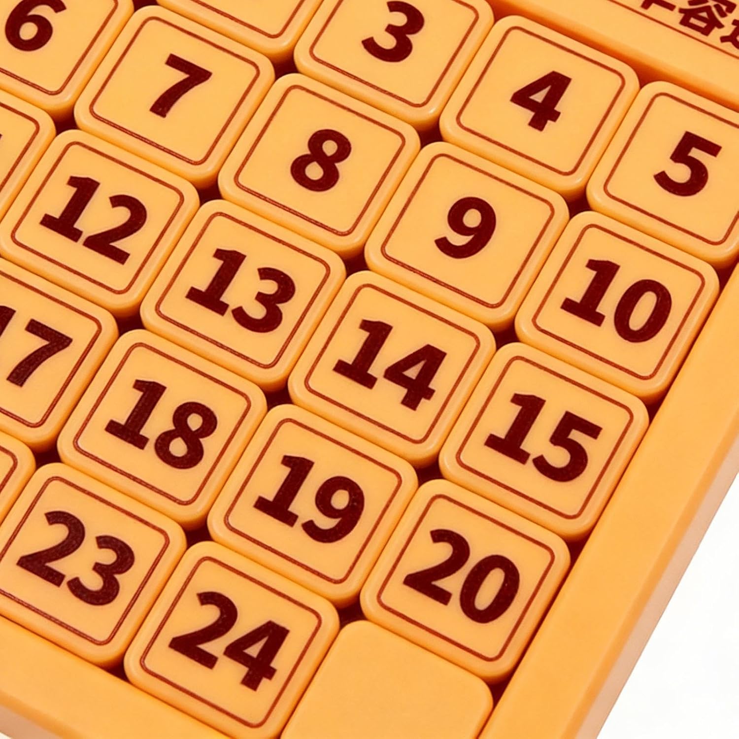 Puzzle z liczbami 6 x 6 - puzzle do biegania mózgu | Zestaw edukacyjnych klocków edukacyjnych odpowiedni dla dorosłych, dziewcząt, do domu, podróży, na kemping, do szkoły,