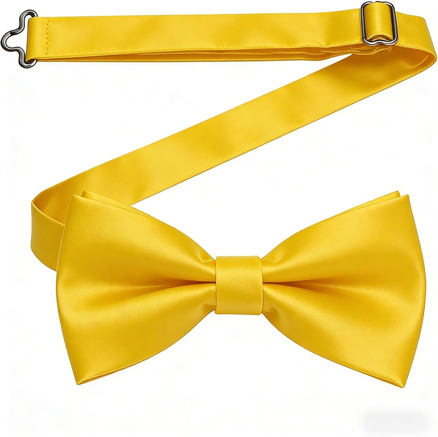 DiBanGu Mens Solid Pre-tied Bowties Adjustable Bow Ties for Wedding Party Business Tuxedo Bowtie