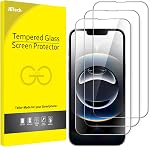 JETech Protecteur d'écran pour iPhone 15 Plus 6.7-Inch, Film en verre trempé avec outil d'installation facile, Cher cas, HD Dégagez. 3-Pack