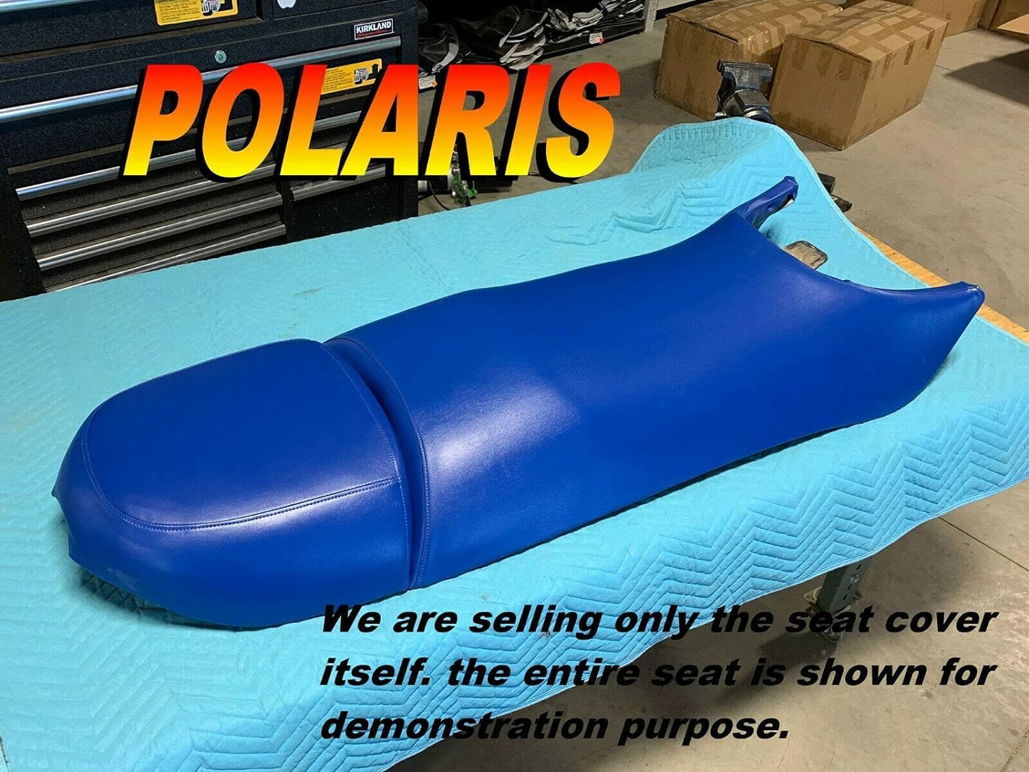 Generic New Replacement seat Cover fits Polaris Virage I Freedom 1999-04 Jet ski Virage 800 TX i TXi1200 J04C, Blue