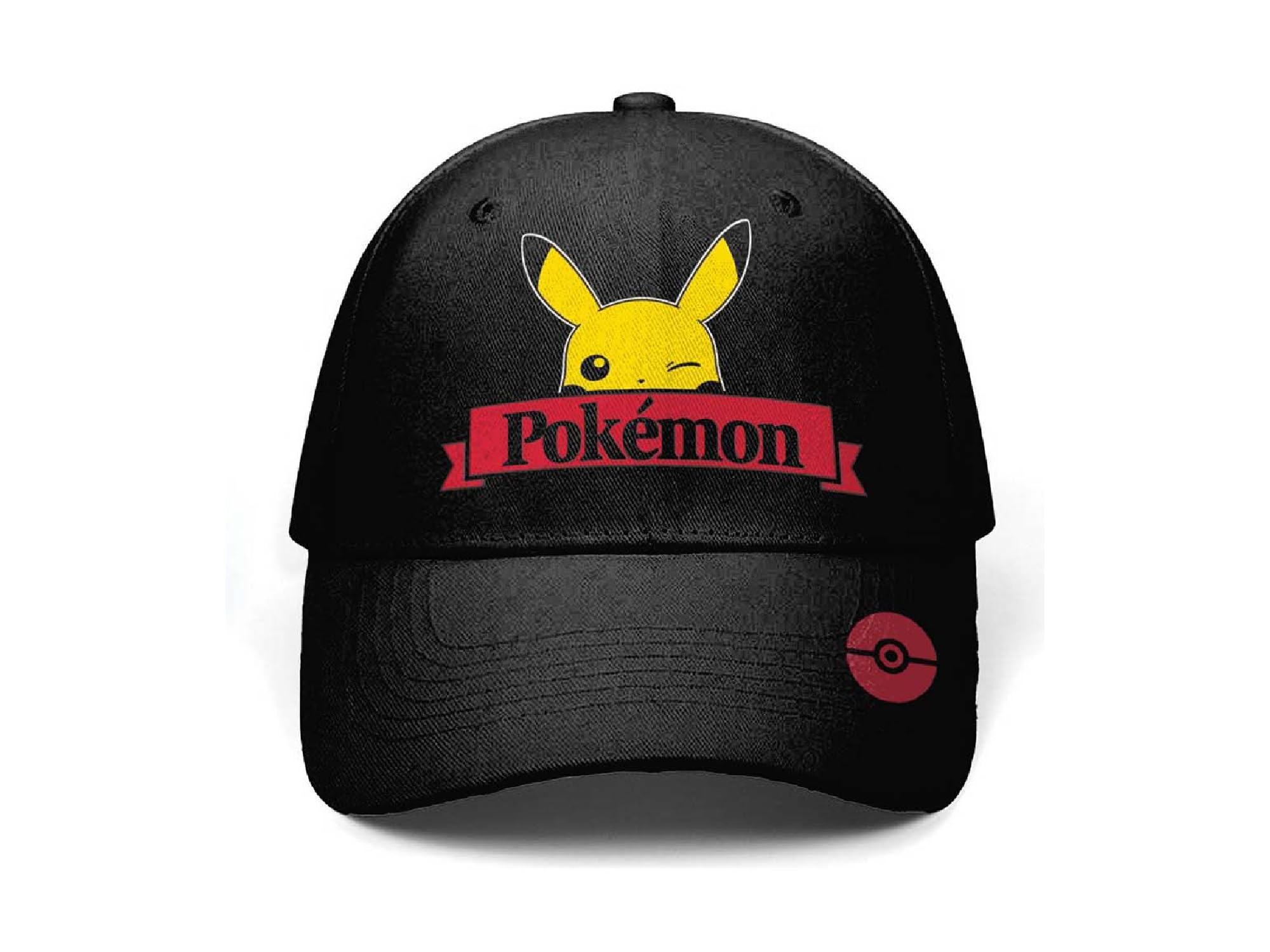 Berretto Pokémon Snapback Pikachu Pokeball | Blu Navy E Rosso, Taglie 52-54cm Regolabile, Ufficiale - 2