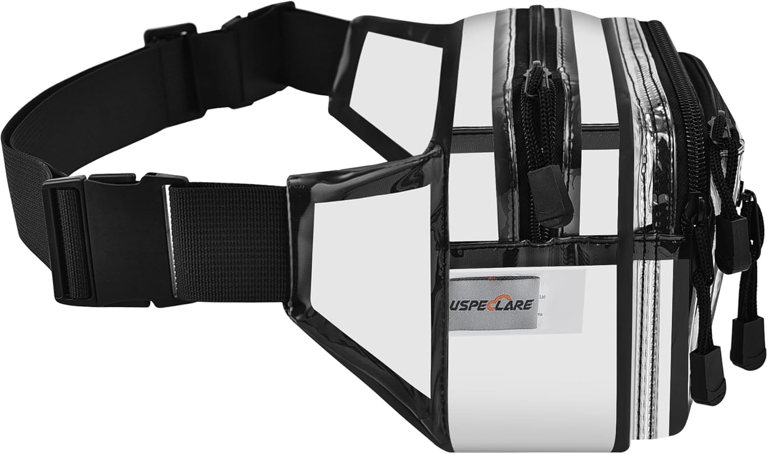 Clear Bag Stadium Approved Large Clear Fanny Pack for Women for Work,Multi-purpose Waist Bag for Travel & Sporting Event - Image 2