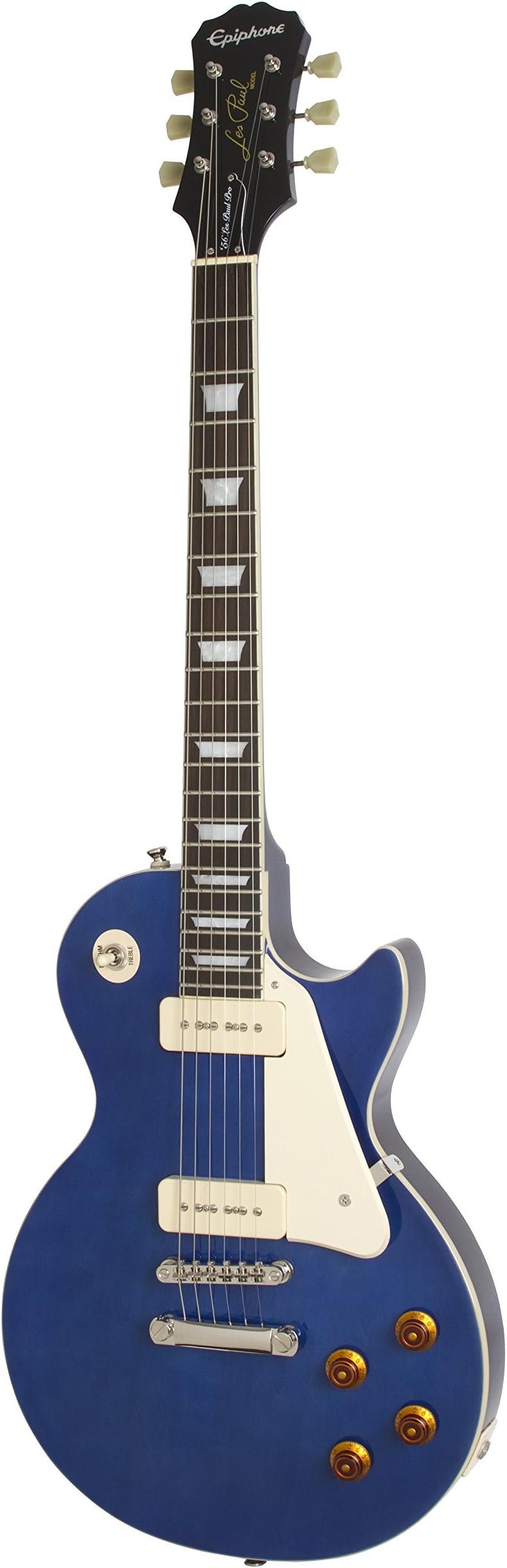 Epiphone 1956 Les Paul Standard PRO Electric Guitar, Chicago Blue (Amazon Exclusive)