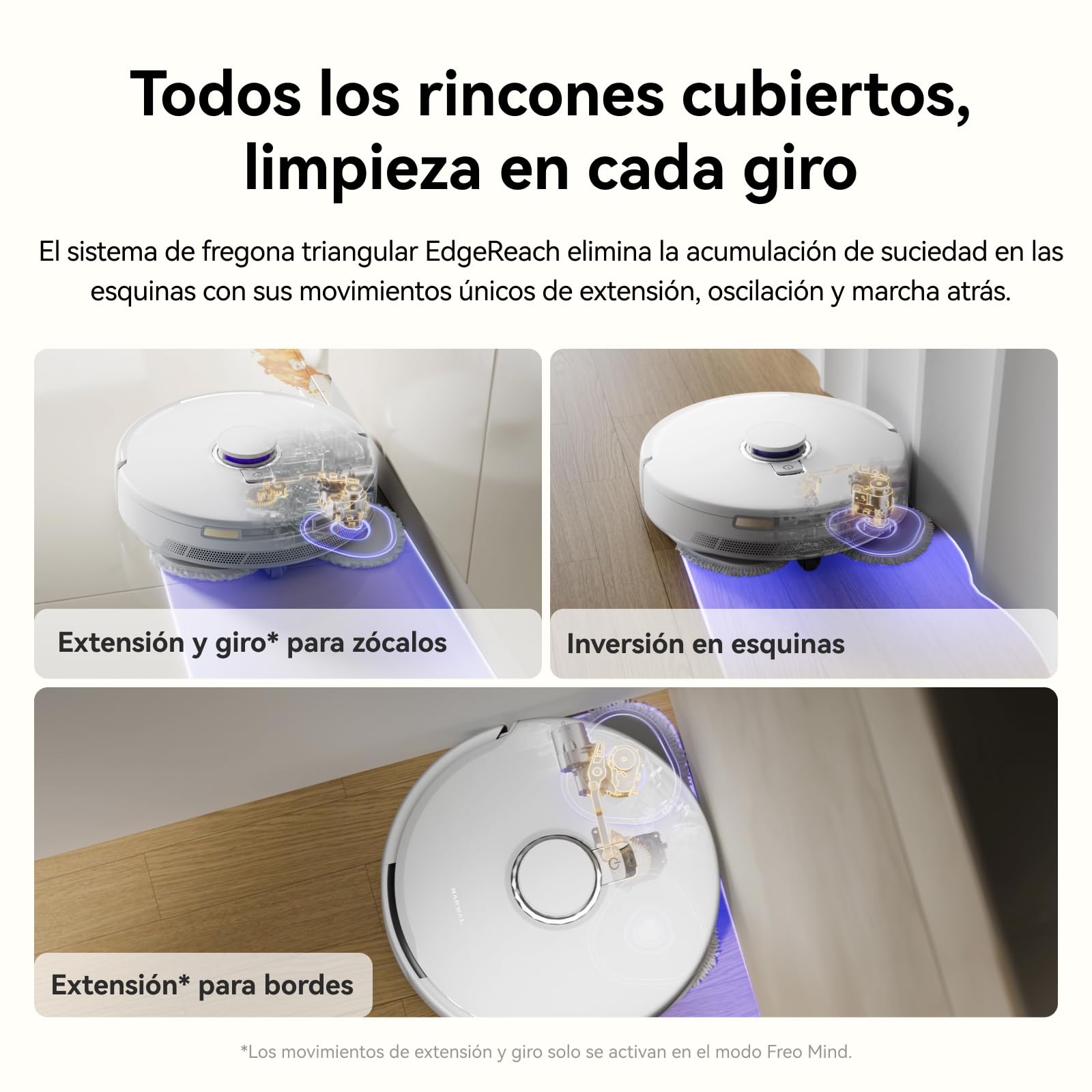 NARWAL Freo X10 Pro Robot Aspirador y Fregona, Sistema sin Enredos | Autolimpieza y Secado, Presión de 8 N, Succión de 11.000 Pa, Lidar, 220 Min de Autonomía, Apto para Alfombras