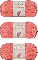 Vista 82 de Sensy Softee Hilo para Bebé, 3.5 oz, 275 yardas, Gauge 3 Light (Almendra)