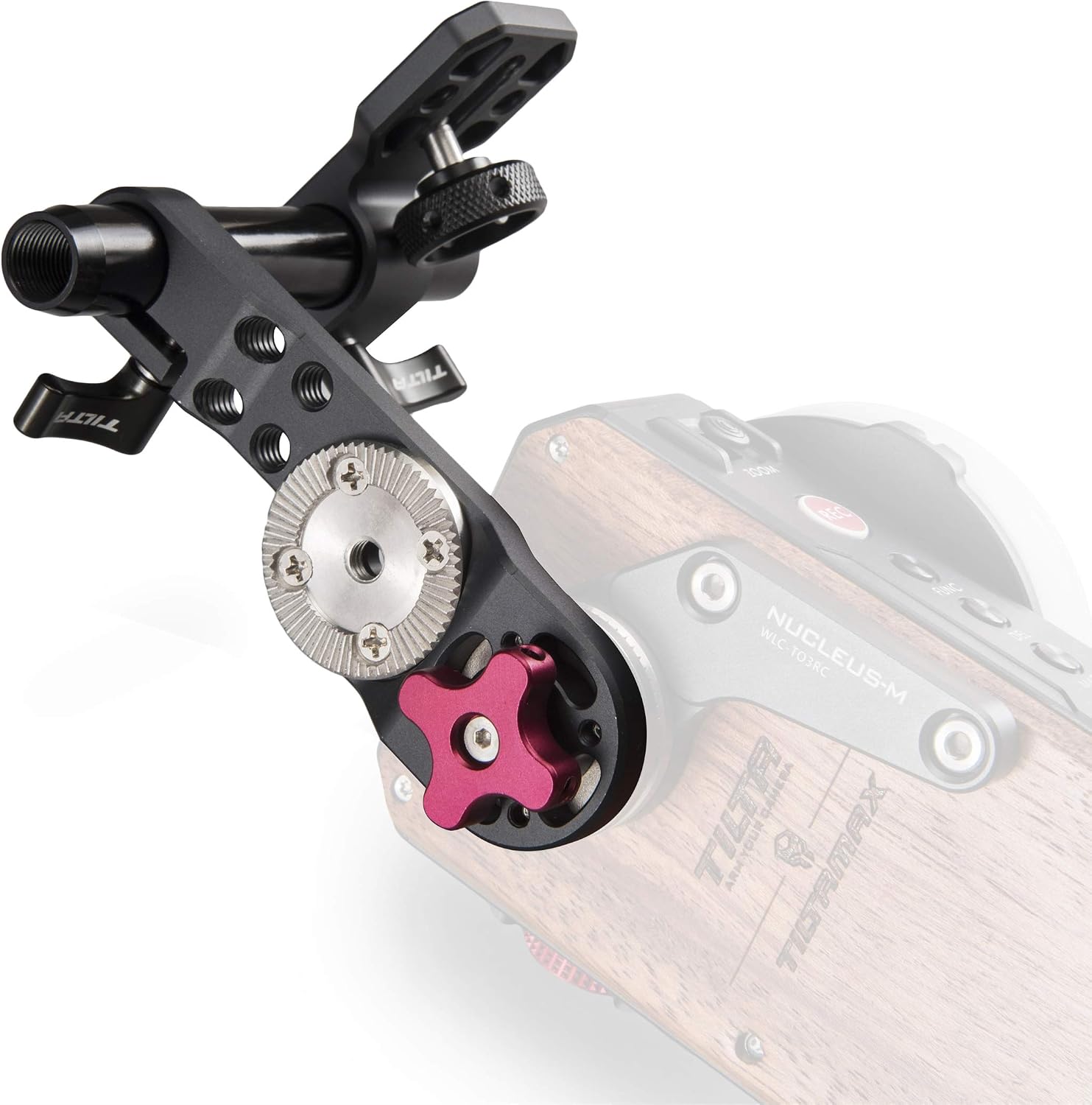 TILTA Nucleus-M WLC-T03MA FIZ Hand Unit Monitor Bracket&TILTA WLC-T03-RC Nucleus-M FIZ Hand Unit Arri Standard Rosette Adapter Aluminium