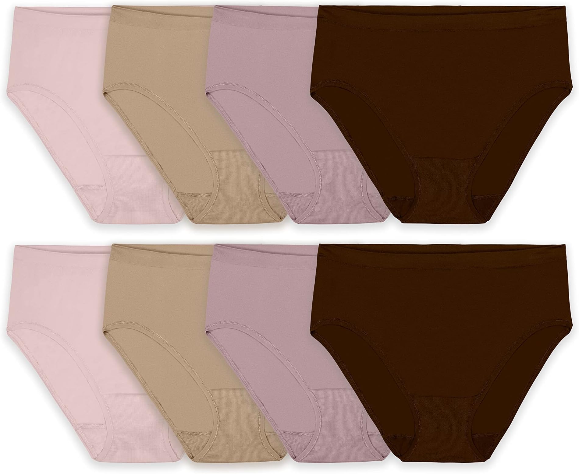 Fruit Of The LoomWomen's No Show Seamless Underwear, Amazing Stretch & No Panty Lines, Available in Plus Size