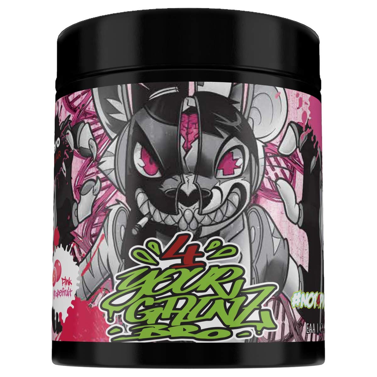 BPS-Pharma 4YourGainz Bro EAA Keto-Blend Aminosäure Amino BCAA Bodybuilding 500g (Pink Grape)
