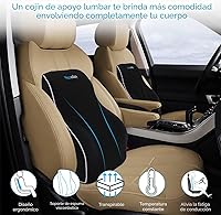Vista 8 de Niceeday Almohada de Apoyo Lumbar para Silla de Oficina, Almohada de Apoyo para la Espalda del Automóvil, Cojín de Espuma Viscoelástica para Silla