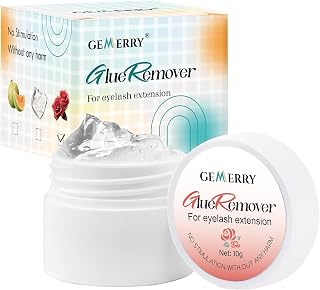 GEMERRY 10g Cream Glue Remover for Eyelash Glues | Quick Acting Low Irritation Remover lash Extension Remover (Pink)
