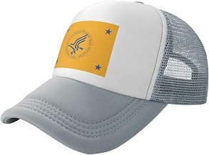 Us Secretary of Health and Human Services Breathable Mesh Baseball Cap Adjustable Lightweight Trucker Hat Gray