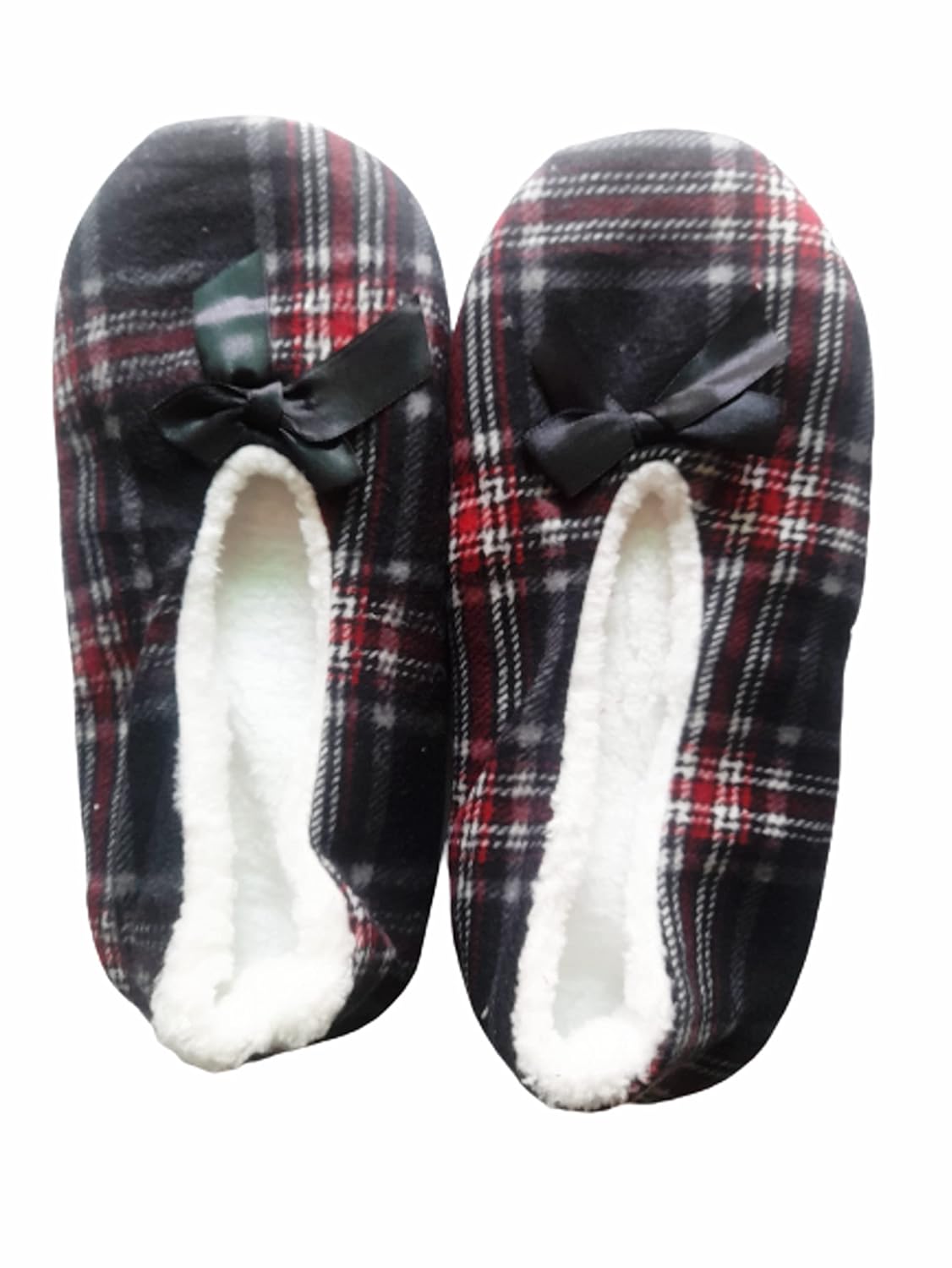 KCR Winter Indoor Carpet Belly Slippers with Fur for women, girls(1 pair) (Black) 3 71YNmsDw2OL. SL1500