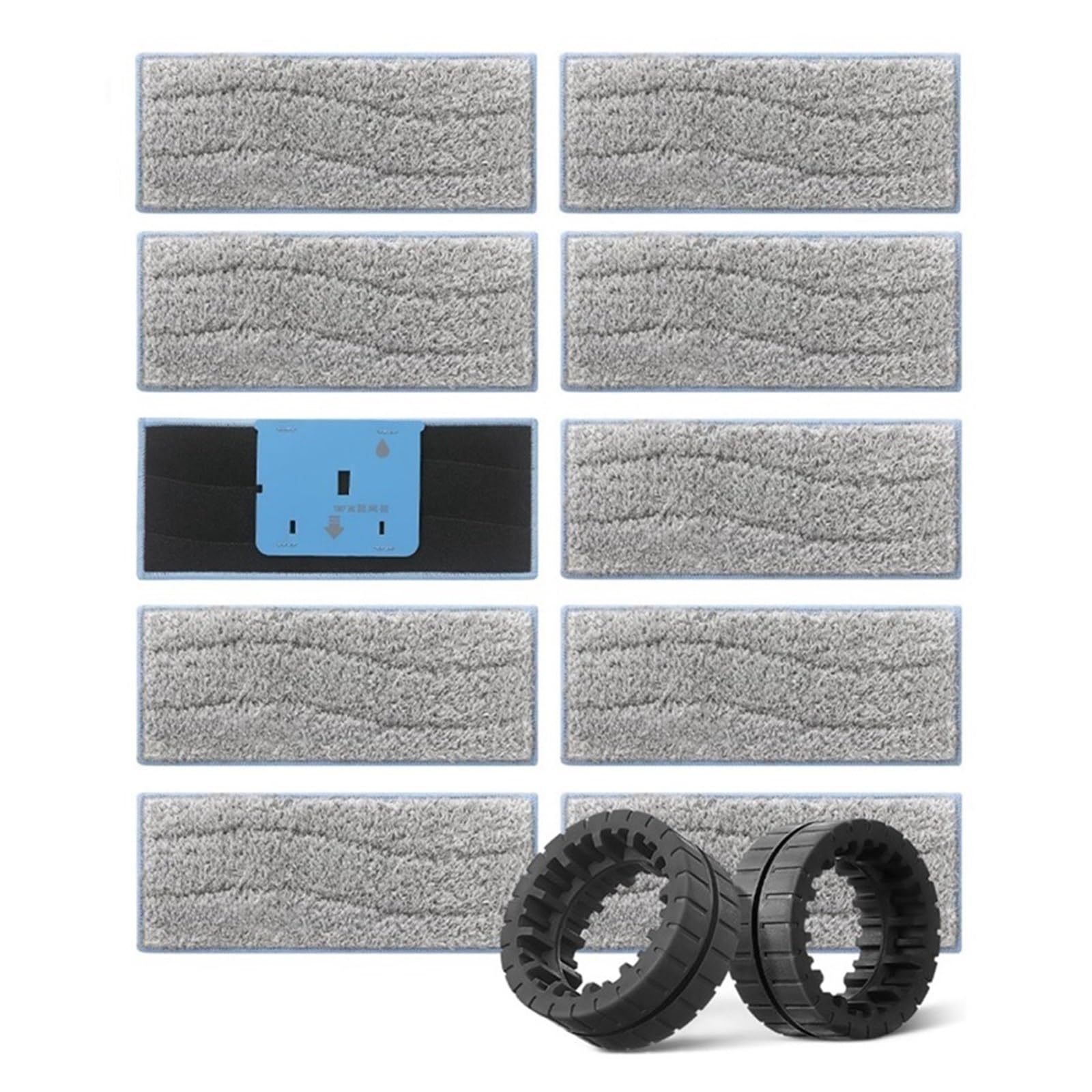 Nakładki na mopy i wymienne opony do kół kompatybilne z robotem Braava Jet M6 (6110) (6012) (6112) (6113) Ultimate Robot Mop Parts