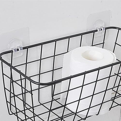 Miniatura 2 de fxwtich Gancho de pared, 8 unidades, gancho adhesivo, transparente, ahorro de espacio, cesta de estante de esquina de plástico, gancho sin costuras,