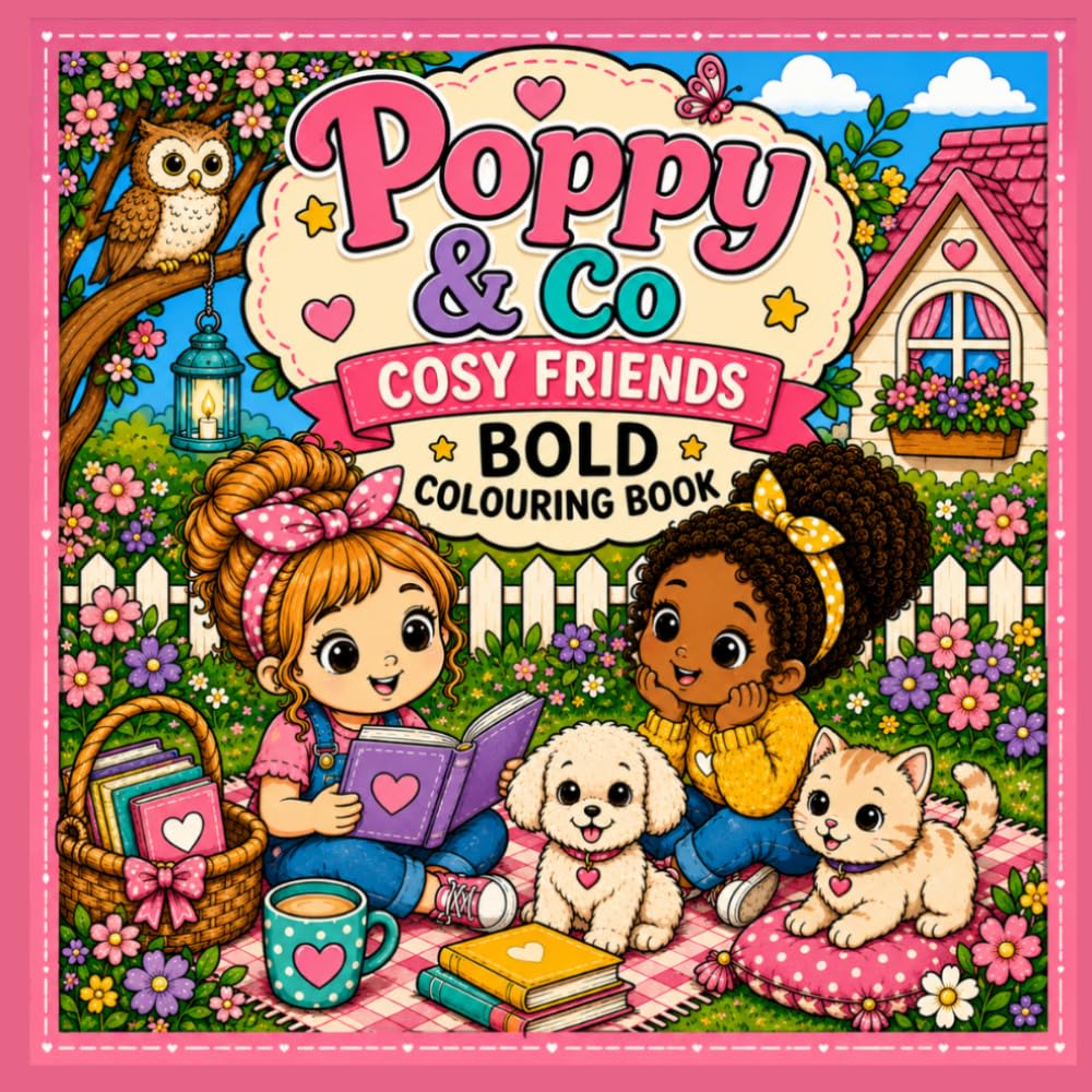 Poppy's Cosy Friends Colouring Book