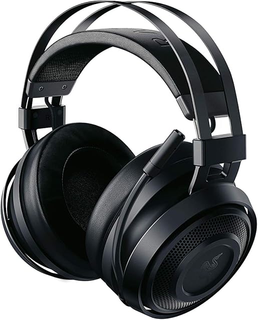 Razer Nari Essential - Essential Wireless Gaming Headset (Total Enhanced Comfort, 16-Hour Battery Life, THX Spatial Audio, RGB Chroma 2.4GHz Wireless Audio, Flip Microphone)