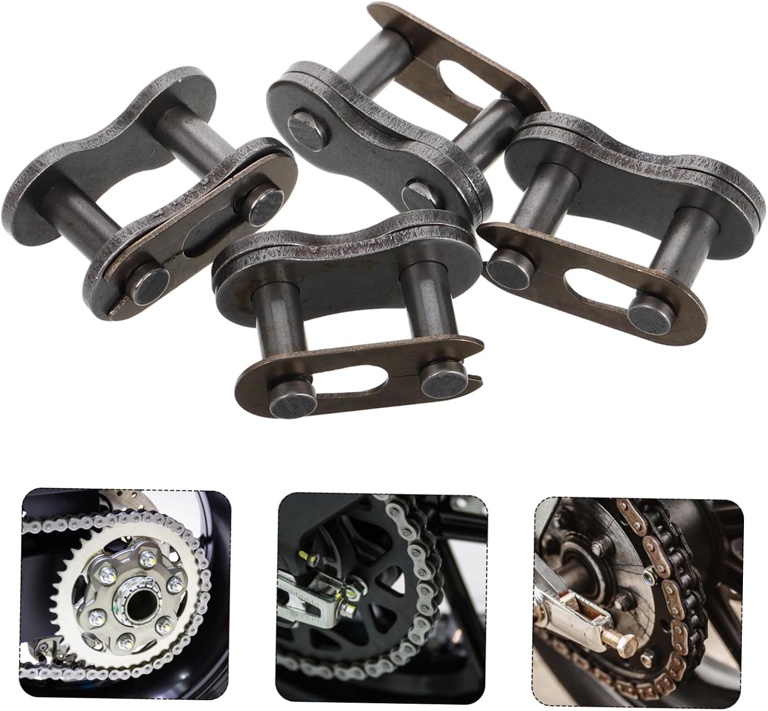 PRETYZOOM 4pcs Motorcycle Bicycle Chain Interface Kit Pliers Chain Tensioner Cleaner Bike Accessories
