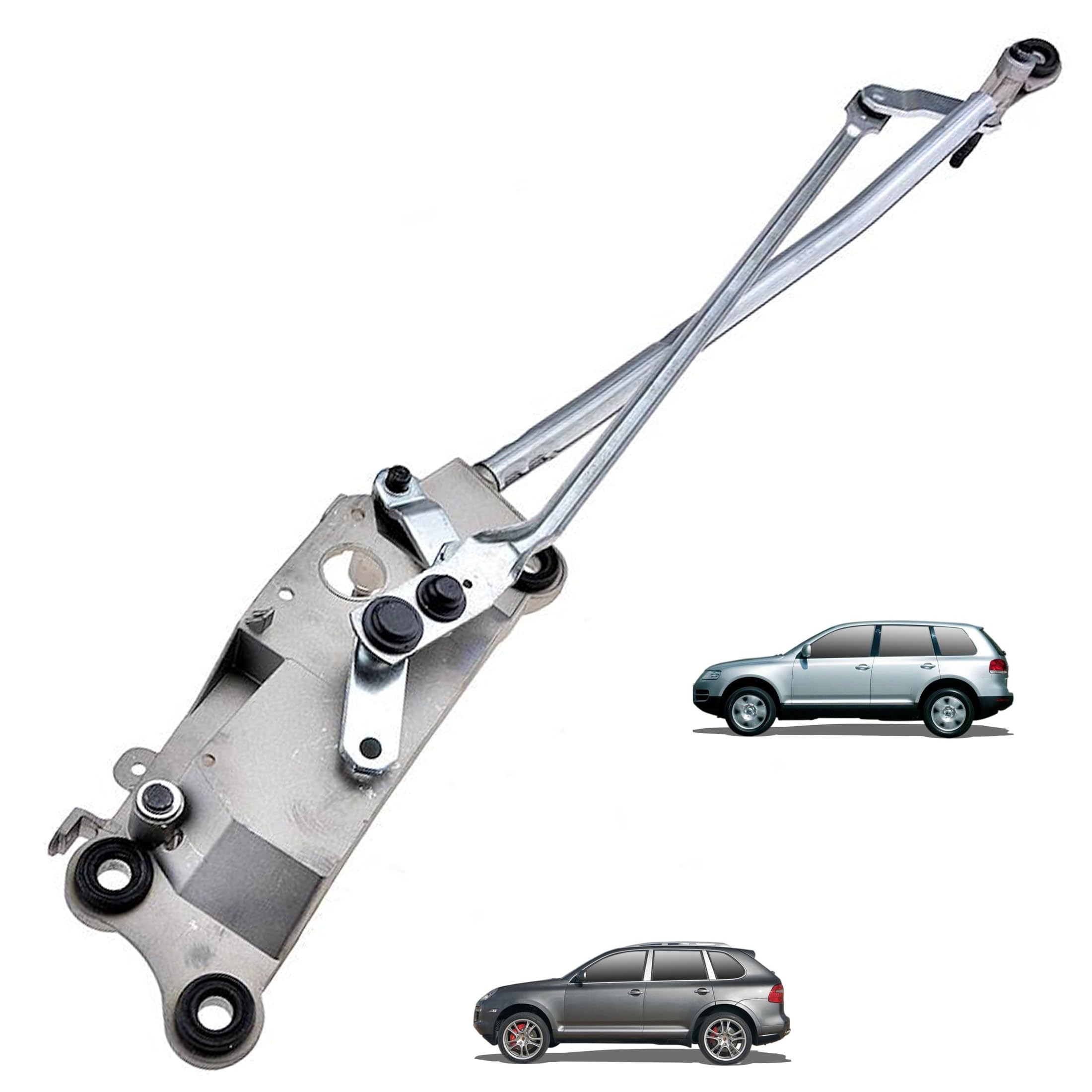 Partsline Mécanisme d'essuie-glace avant compatible avec Volkswagen Touareg et Porsche Cayenne équivalent à 7L0955601A, 7L0955601C