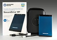Vista 3 de SecureData SecureDrive BT 250GB SSD Hardware Encriptado USB 3.0 Ext Drive FIPS 140-2 Nivel 3 Desbloqueo a través de la aplicación de teléfono