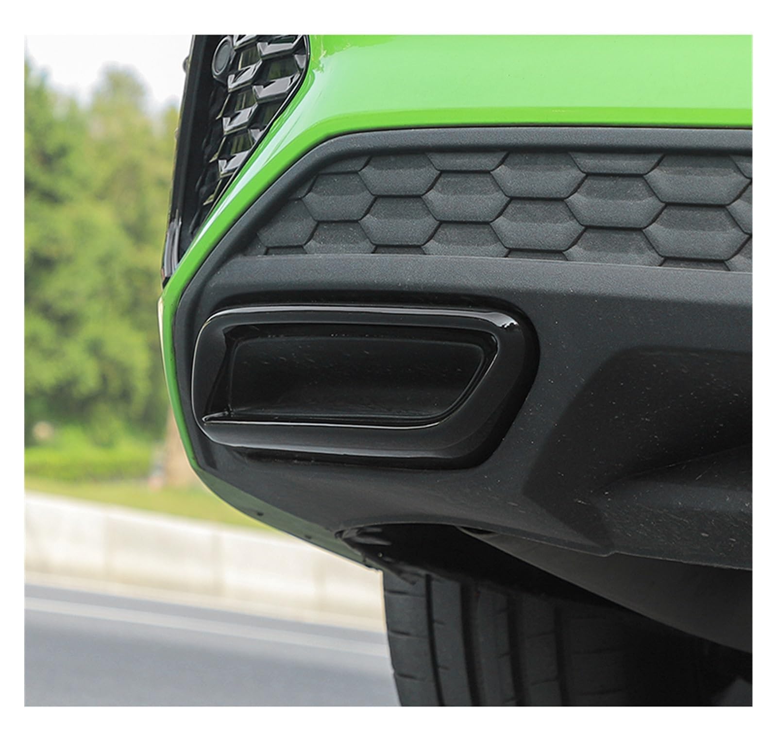 Terminali Scarico Auto per Audi A3 8Y 2021 2022,Auto Coda Silenziatore Tubo di Scarico Copertura di Uscita Trim Accessori Esterni
