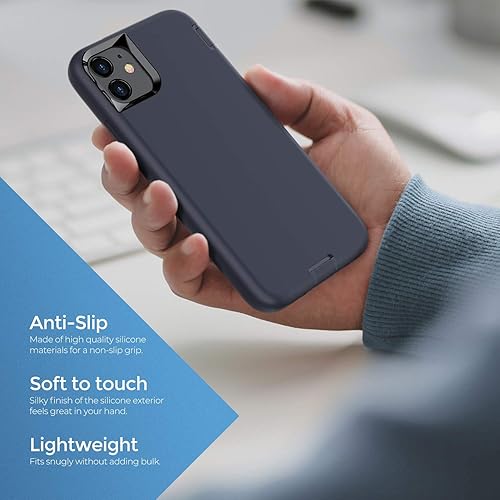Miniatura 2 de ORIbox - Funda compatible con iPhone 11 Pro Max, acabado suave de silicona líquida exterior