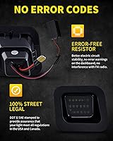 Vista 4 de LED License Plate Lights Bright White Smoke Lens Tag Lamp Assembly Replacement Compatible with 2003-2018 Dodge RAM 1500 2500 3500 Pickup Truck, Pack