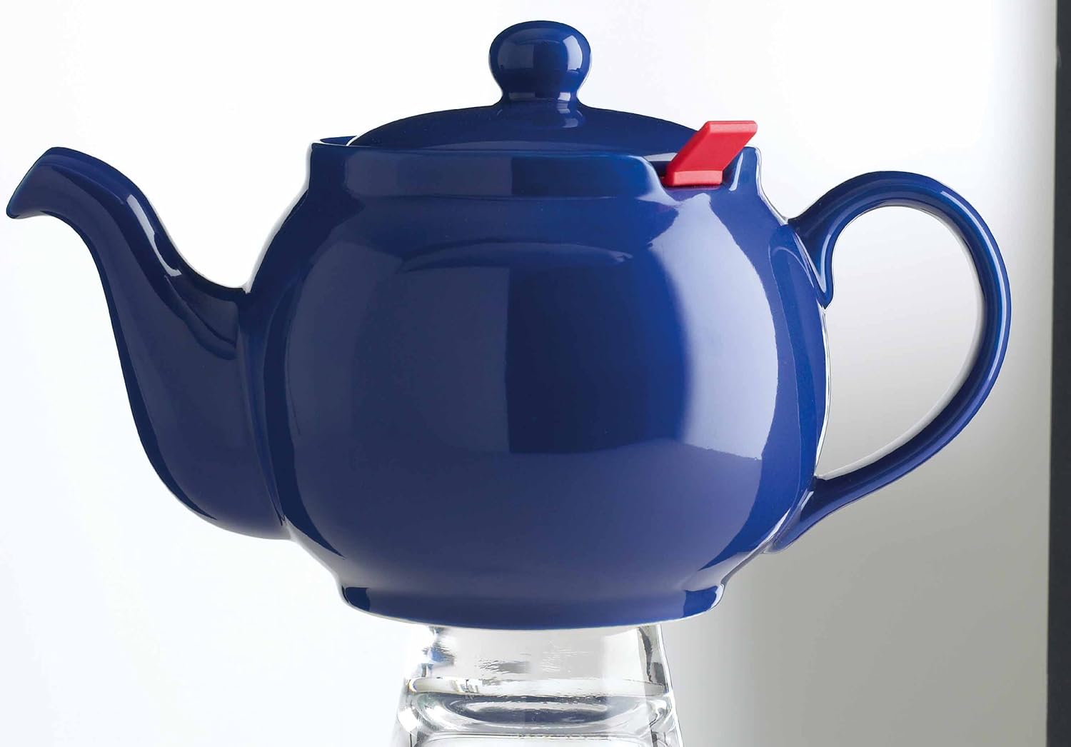 London Teapot Company-Chatsford 4-Cup Teapot with One Red Filter, Blue