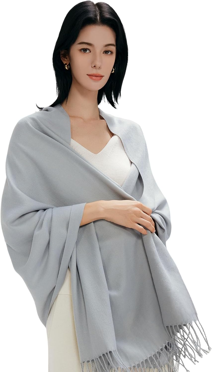 maamgic Women's Winter Scarf Soft Warm Scarf for Women Cozy Shawl Wraps for Women Lightweight Pashmina Style Wrap - Image 2